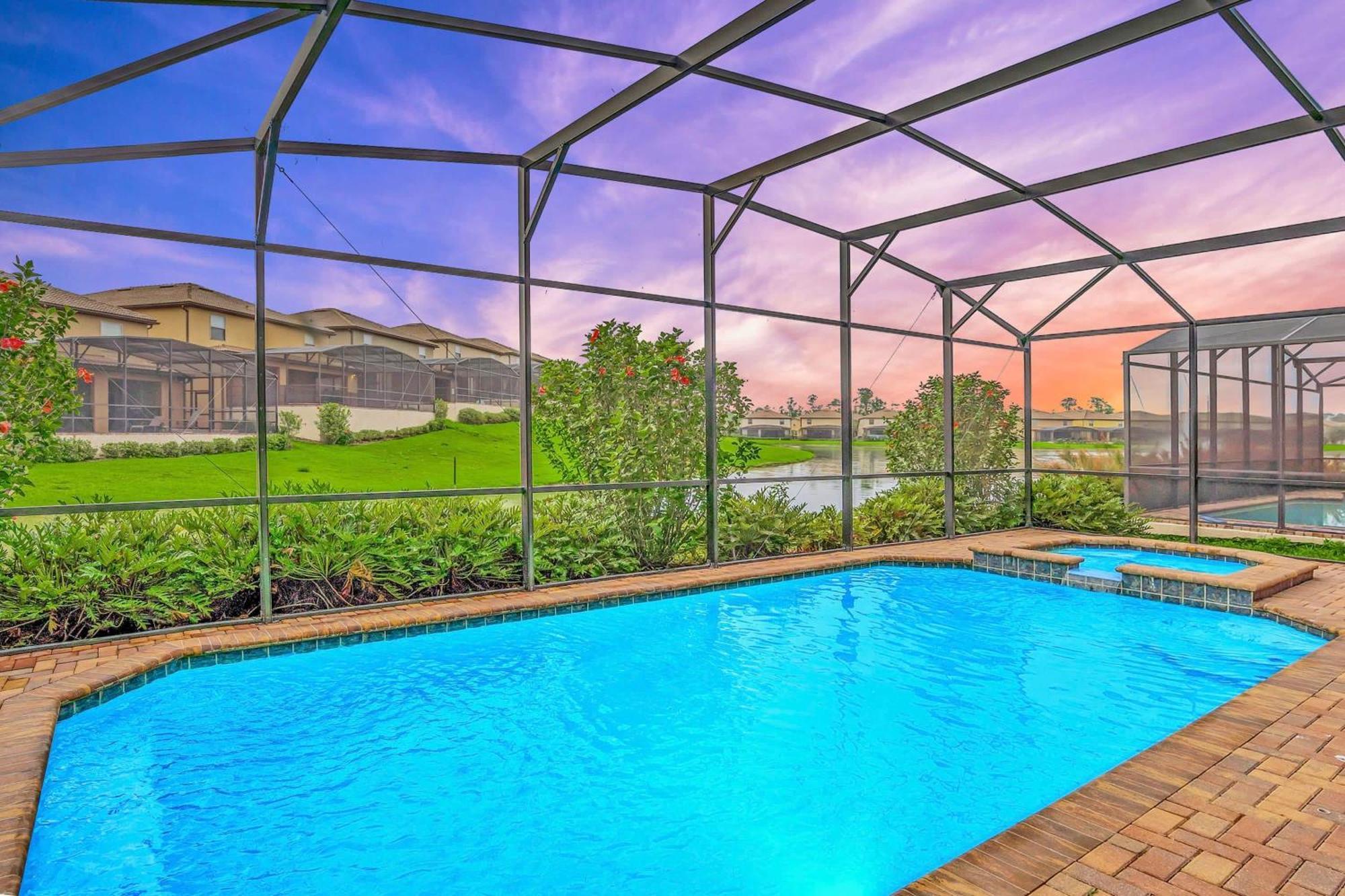 8Br Resort Home W Pool Hot Tub And Theatre Loft Kissimmee Esterno foto
